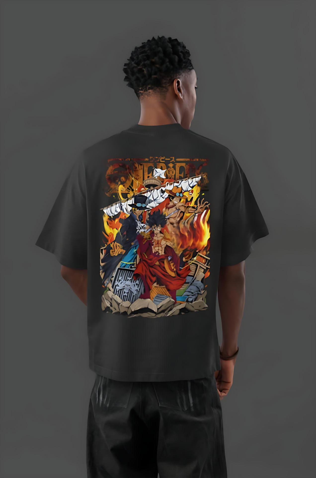 Straw Hat Legacy – Oversized Anime Tee