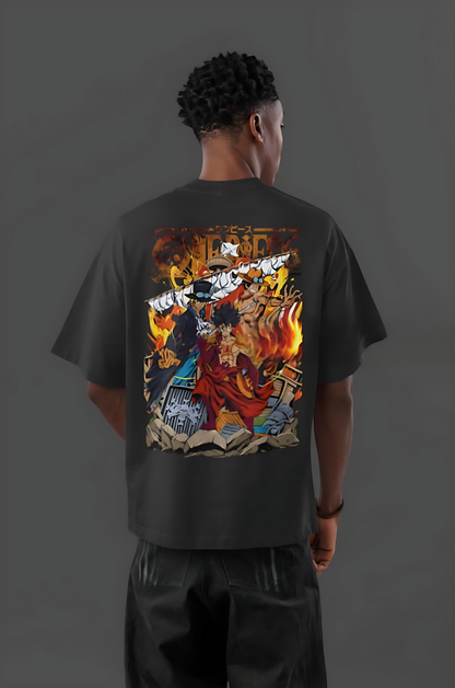 Straw Hat Legacy – Oversized Anime Tee